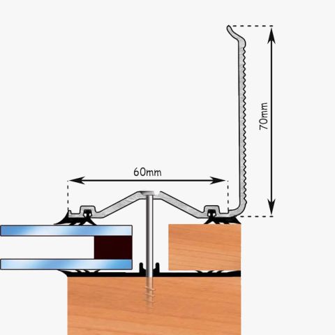 Wall Flashing Profile - Cap 60
