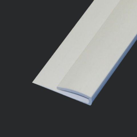 J Profile White Edging Strip