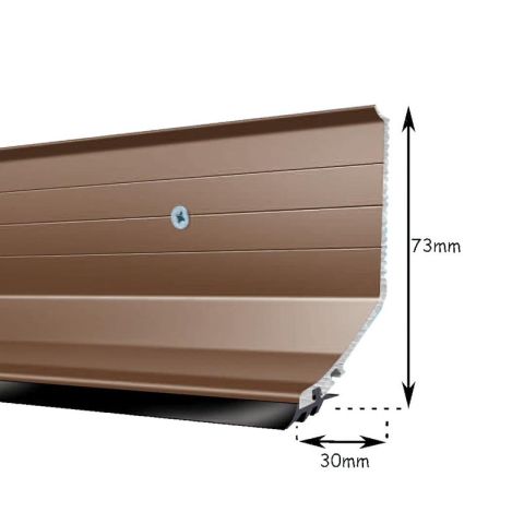 Brown Lean To Flashing Profile - 3000mm