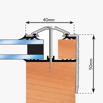 Gable End Finishing Profile - Cap 40