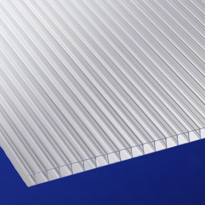 6mm Clear Multiwall Roofing Sheet - 6000mm x 2100mm