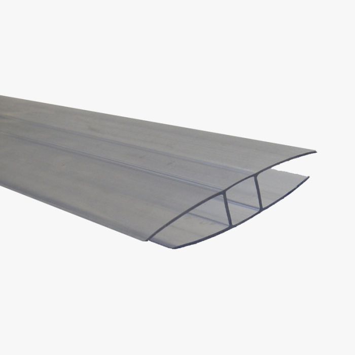 Clear Polycarbonate H Profile - 16mm x 6000mm