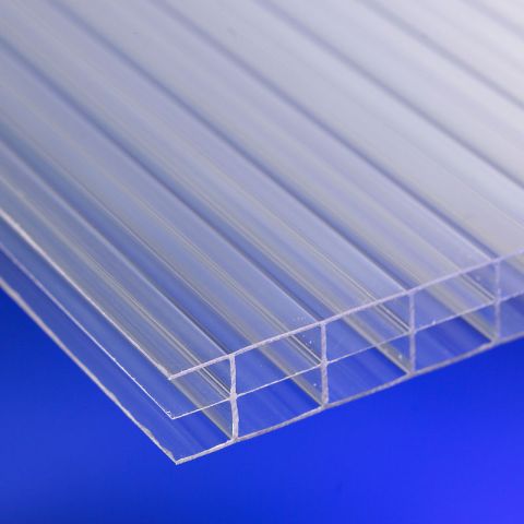 Clear plastic roof sheet