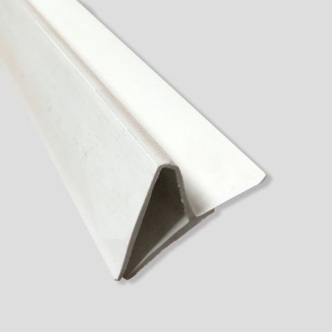 Internal Corner PVC Profile white